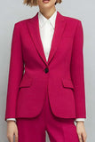 2 stycken topp slag fuchsia kvinnors business casual kostymer
