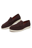 Svarta slip-on herrskor