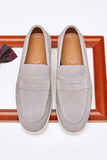 Svarta slip-on herrskor