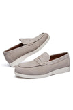 Svarta slip-on herrskor