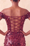 Glitslande champagne med bodycon homecoming-klänning med paljetter