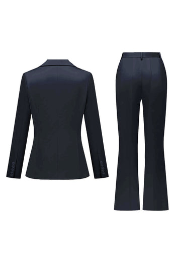 Grå Rosa Topp Kavajslag Satin Slim Fit Kvinnor Kostymer