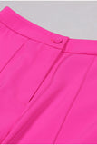 Hot Pink Peak Kavajslag 3-delad Baldräkter för kvinnor