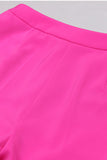 Hot Pink Peak Kavajslag 3-delad Baldräkter för kvinnor