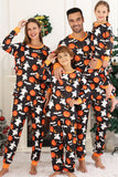 halloween familj pumpa tryckt pyjamas set