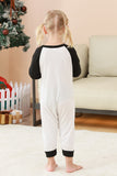 Svart och röd jultomten tryckt Fmaily pyjamas set