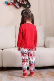 Röd Jul Familj Matchande Pyjamas Set