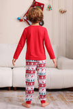 Röd Jul Familj Matchande Pyjamas Set