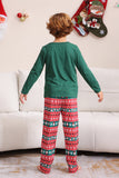 Mörkgrön Jul Familj Matchande Pyjamas Set
