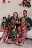 Mörkgrön Jul Familj Matchande Pyjamas Set