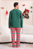 Mörkgrön Jul Familj Matchande Pyjamas Set