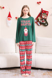 Mörkgrön Jul Familj Matchande Pyjamas Set
