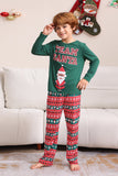 Mörkgrön Jul Familj Matchande Pyjamas Set
