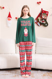 Mörkgrön Jul Familj Matchande Pyjamas Set