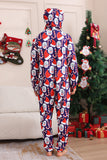 Mörkblå pyjamasset Red Hat Print Family pyjamas set