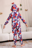 Mörkblå pyjamasset Red Hat Print Family pyjamas set
