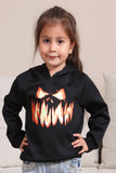 Black Devil Pumpkin Tryck Huva Halloween Familj Tröjor