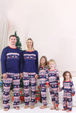 Röd Vinter Tryck Familj Jul Pyjamas