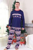 Röd Vinter Tryck Familj Jul Pyjamas