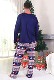 Röd Vinter Tryck Familj Jul Pyjamas