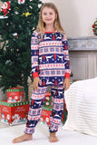Röd Vinter Tryck Familj Jul Pyjamas