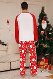 Röd Jultomten Tryck Jul Familj Matchande Pyjamas