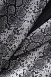 Jacquard enkelknäppt kavaj för kvinnor