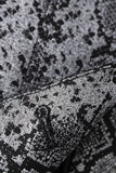 Jacquard enkelknäppt kavaj för kvinnor
