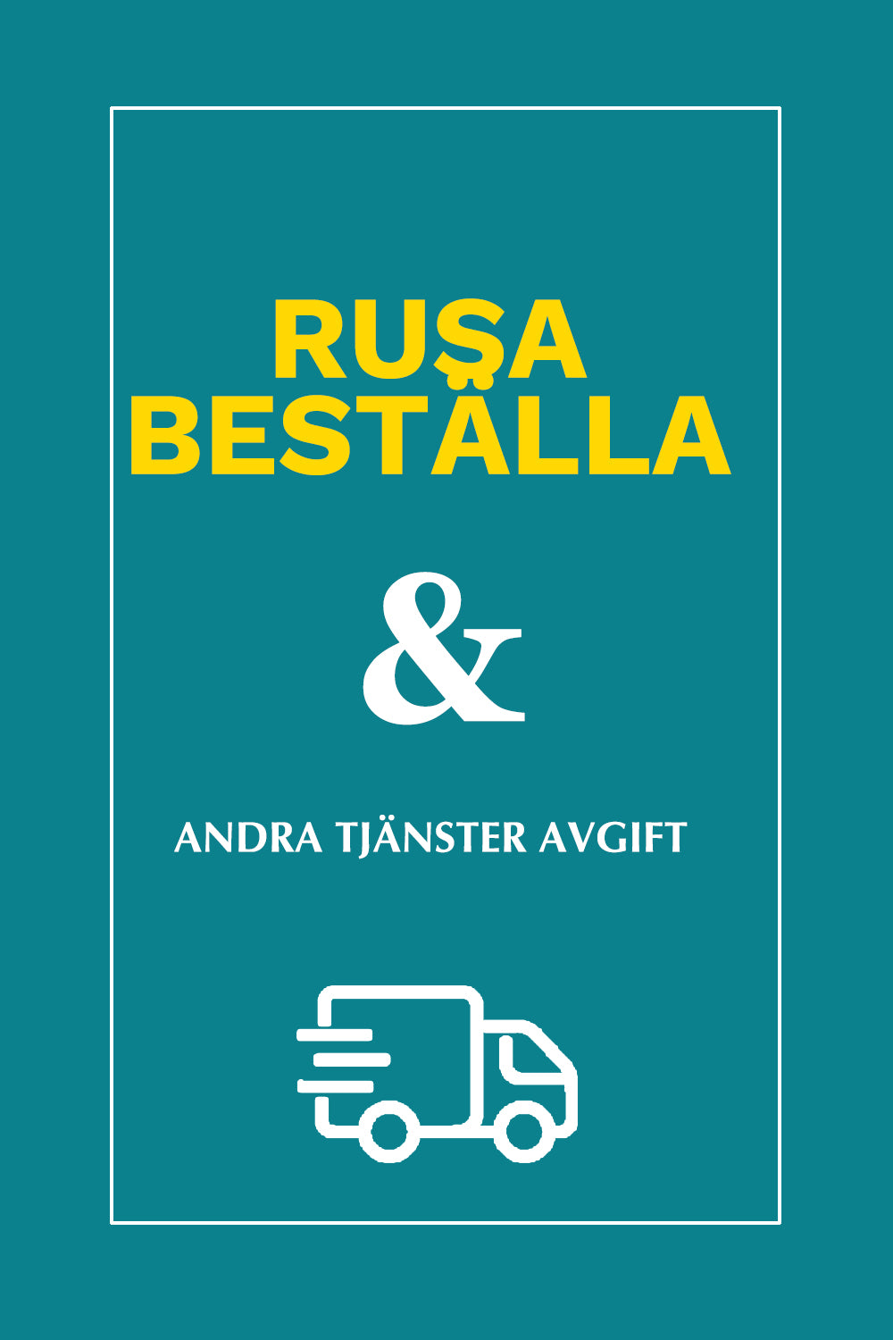 Rusa Beställ & Andra Tjänster Avgift