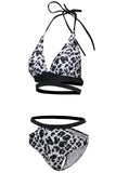 Vit leopard push up bikini