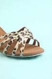 Leopard Print Sandaler