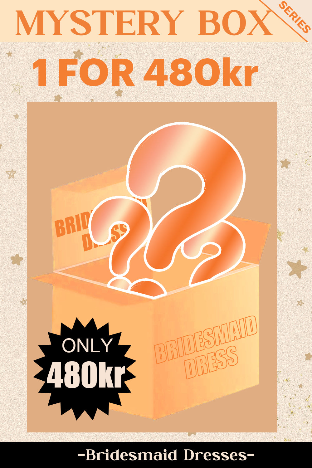 ZAPAKA MYSTERY BOX of 1Pc Bridesmaid Dress