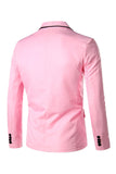 Rosa hackad Lapel Men Prom Blazer