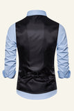 Lapel Brun herrväst