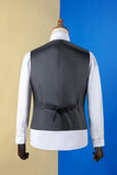 Black Peaked Lapel 3-delad herrdräkt smoking