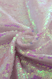Sparkly White Paljetter Peak Lapel Mäns Prom Blazer