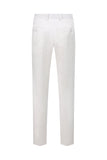 Vit Jacquard Dubbelknäppta 2-delade Herrdräkter