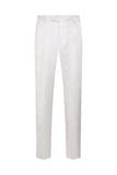 Vit Jacquard Dubbelknäppta 2-delade Herrdräkter