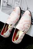 Rosa Jacquard Slip-On herrskor
