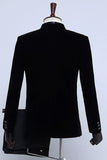 Black Velvet Tuxedo Blazer för män