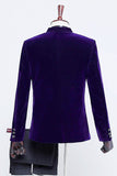 Black Velvet Tuxedo Blazer för män