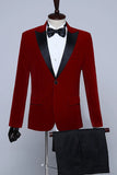 Black Velvet Tuxedo Blazer för män