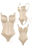 Svart korsett Tummy Control Butt Lifting Bodysuit Shapewear