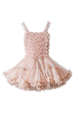 Aprikos Girl Fest Tutu Klänning