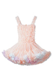Aprikos Girl Fest Tutu Klänning