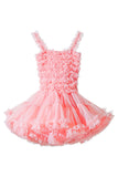 Aprikos Girl Fest Tutu Klänning
