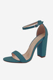 Chunky One Strap High Heel Sandaler