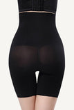 Svart Lårhög Midja Kontroll Seamless Shapewear