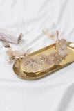 Champagne Pearl Blommor Pannband