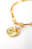 Load image into Gallery viewer, Gyllene halsband med pärla